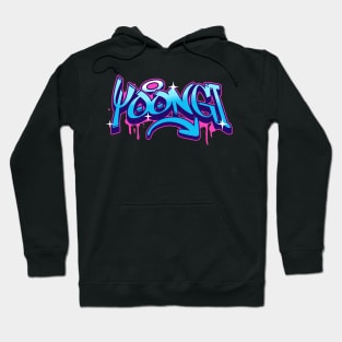 BTS bangtan Min yoongi suga agust D graffiti typography army | Morcaworks Hoodie